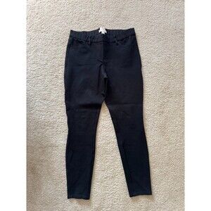 J. Crew Pants Womens Sz 8 Black Gigi Pant Stretch Skinny Pockets Career Wear